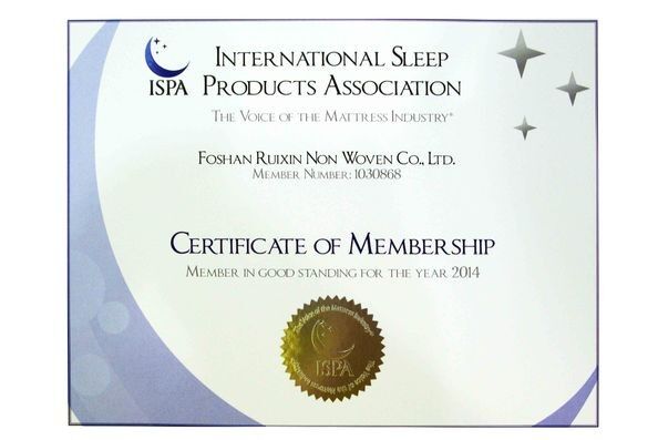 中国 FOSHAN RUIXIN NON WOVEN CO.,LTD 認証