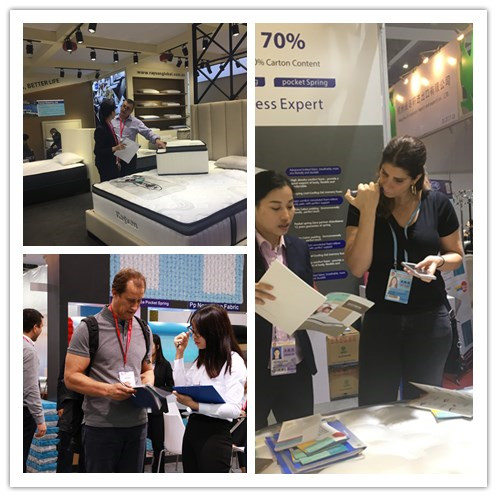 Colchonesのホテルのポケットばねの寝室のマットレスの記憶泡 9